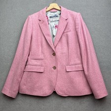 JOULES Tweed Jacket UK 14 PORTMAN Blazer Country Hacking Riding Fleck Donegal
