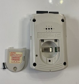 White Visual Memory Unit VMU (Sega Dreamcast) OEM HKT 7000 Tested