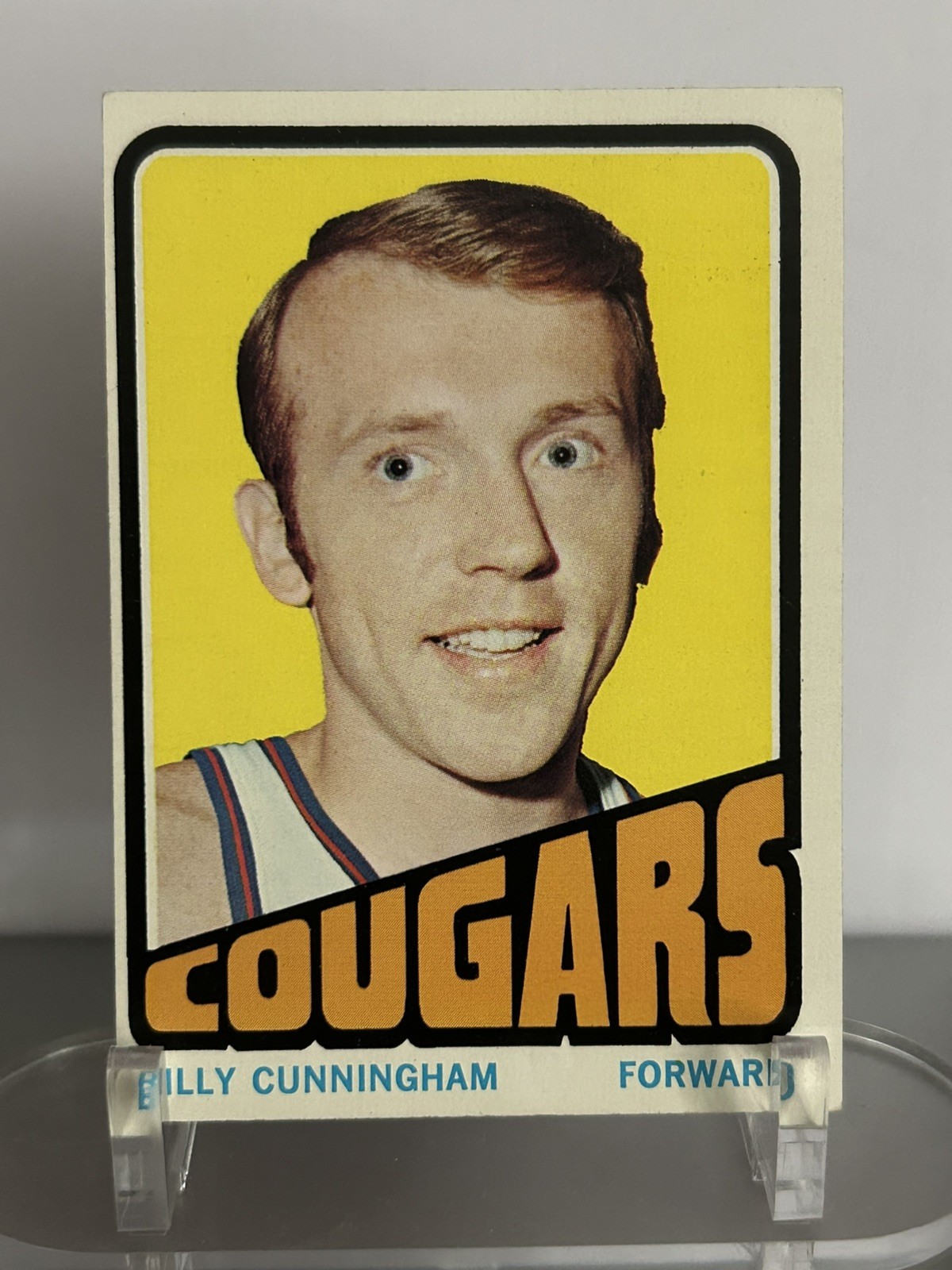 1972-73 Topps Basketball Cards #215 Billy Cunningham Carolina Cougars