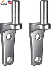 2-Pack Wall Mount Gate Hinges Heavy Duty Cast Farm Gate 5/8" Pin Outdoor Fence