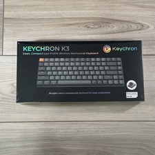 Keychron K3 Version 2 84 Keys,Brown Switch, Ultra-Slim Wireless Bluetooth/Wired