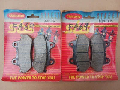 SBS 542HF FR Ceramic Brake Pads FA69 Honda Goldwing, Bol d'Or, Shadow (2x Sets) - image 1 of 4