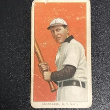 1909-11 T206 Baseball Fred Snodgrass (Batting) Piedmont 350