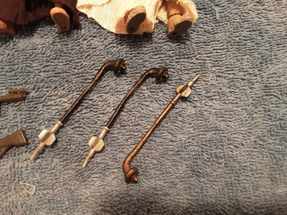 Star Wars The Vintage Collection Deluxe Tusken Warrior y 2 Tusken Raiders *USADO* Foto 2 de 4