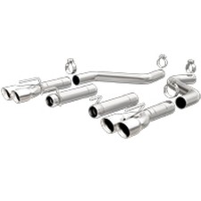 MagnaFlow Axle-Back"SS"3in"Quad Split Rear 3. 5 Tips Dodge Challenger Incl 19206