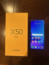 Used realme x50 5g Phone 6Gb RAM + 64GB ROM - Polar Silver Color - CHINA version