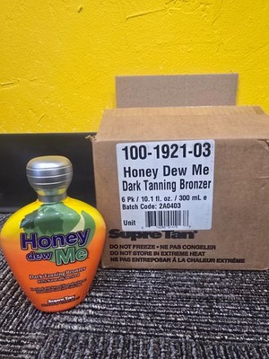 (6 Bottles CASE) SUPRE ''HONEY DEW ME'' DARK TANNING BRONZER