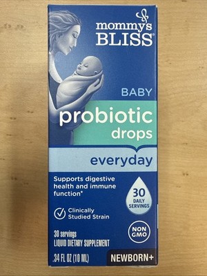 Mommy's Bliss Baby Probiotic Drops - 30 Servings - Exp 08/2026