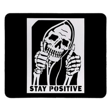 Funny Skull Mouse Pad for Desk, Small Cool Skeleton Inspirational Mouse Pad, ...