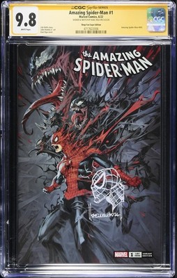 AMAZING Spider-Man #1 CGC 9.8 CGC SS Signed/Sketched KAEL NGU Variant FAN Expo.