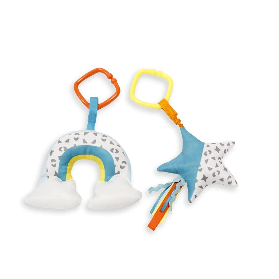 Asiento de piso de 2 posiciones Bright Starts para aprender a sentarse (gris jaspeado) gris jaspeado Foto 3 de 4