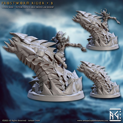 Frostwurm Kavallerie - Dolch Wyrm Riders - Artisan Guild - Dungeons and Dragons