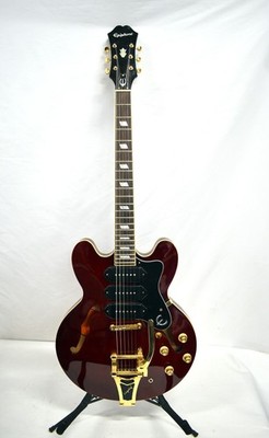 Epiphone Riviera P93 WR Hollow Body 6-String Electric Guitar - Dark Wine