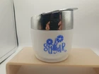 Vintage Gemco Sugar Dispenser Bowl Cornflower Milk Glass Made In USA