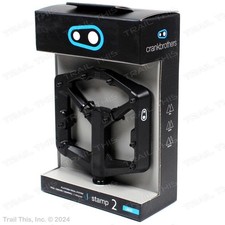 Crank Brothers Stamp 2 MTB Pedals Platform Alloy v2 Large Black