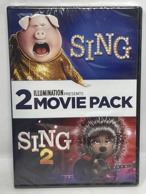 Sing & Sing 2 (2-Movie Pack DVD, 2022)