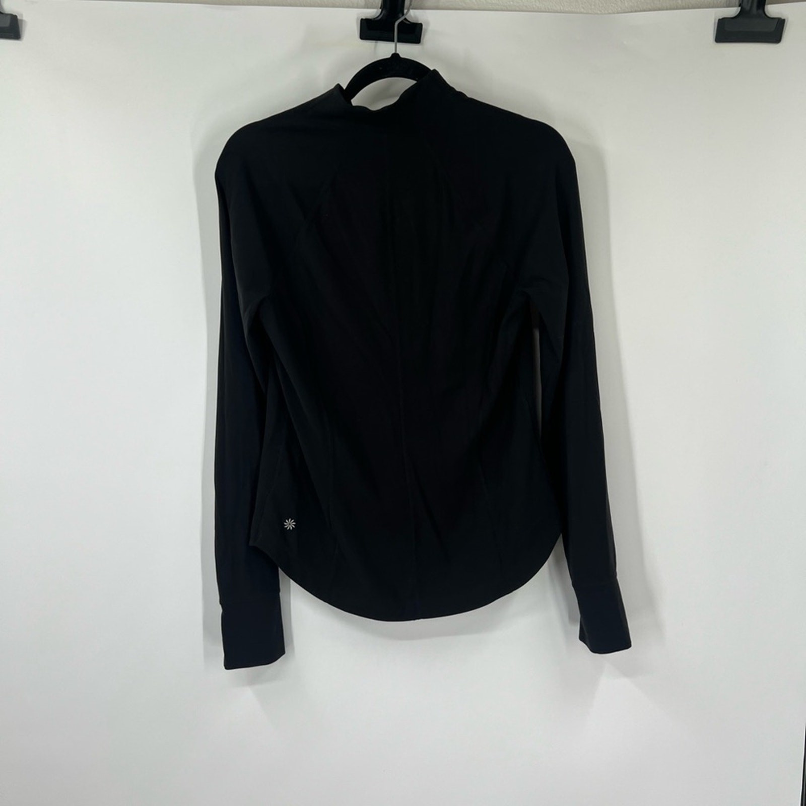Athleta Size Medium Salutation Jacket Black Full … - image 5