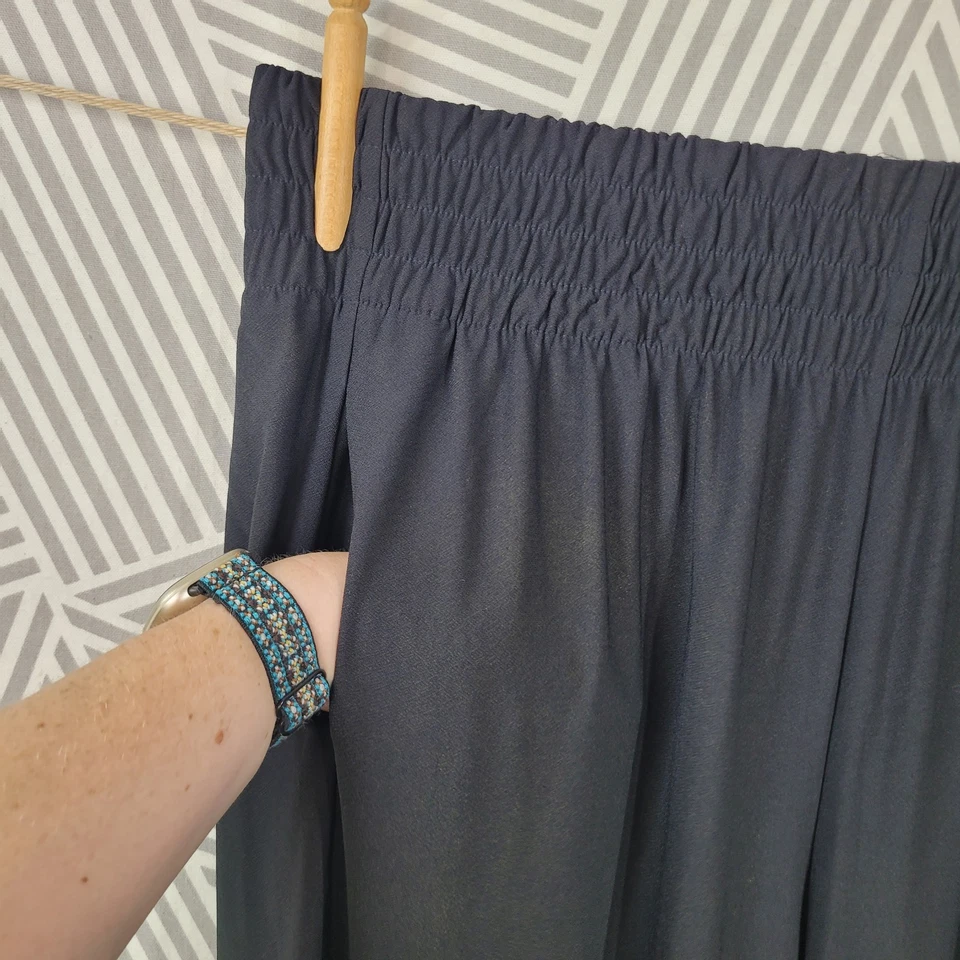 Jones New York Dress Pants Plus Size 2X casual Gaucho wide leg palazzo Stretchy - Image 3 of 4