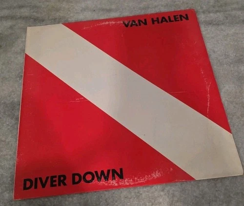 VINTAGE ORIGINAL VINYL RECORD VAN Halen Diver Down Vinyl BSK 3677