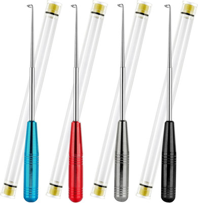 4PCS Fishing Hook Remover, Stainless Steel Fish Hook Remover Tool for Finishing,