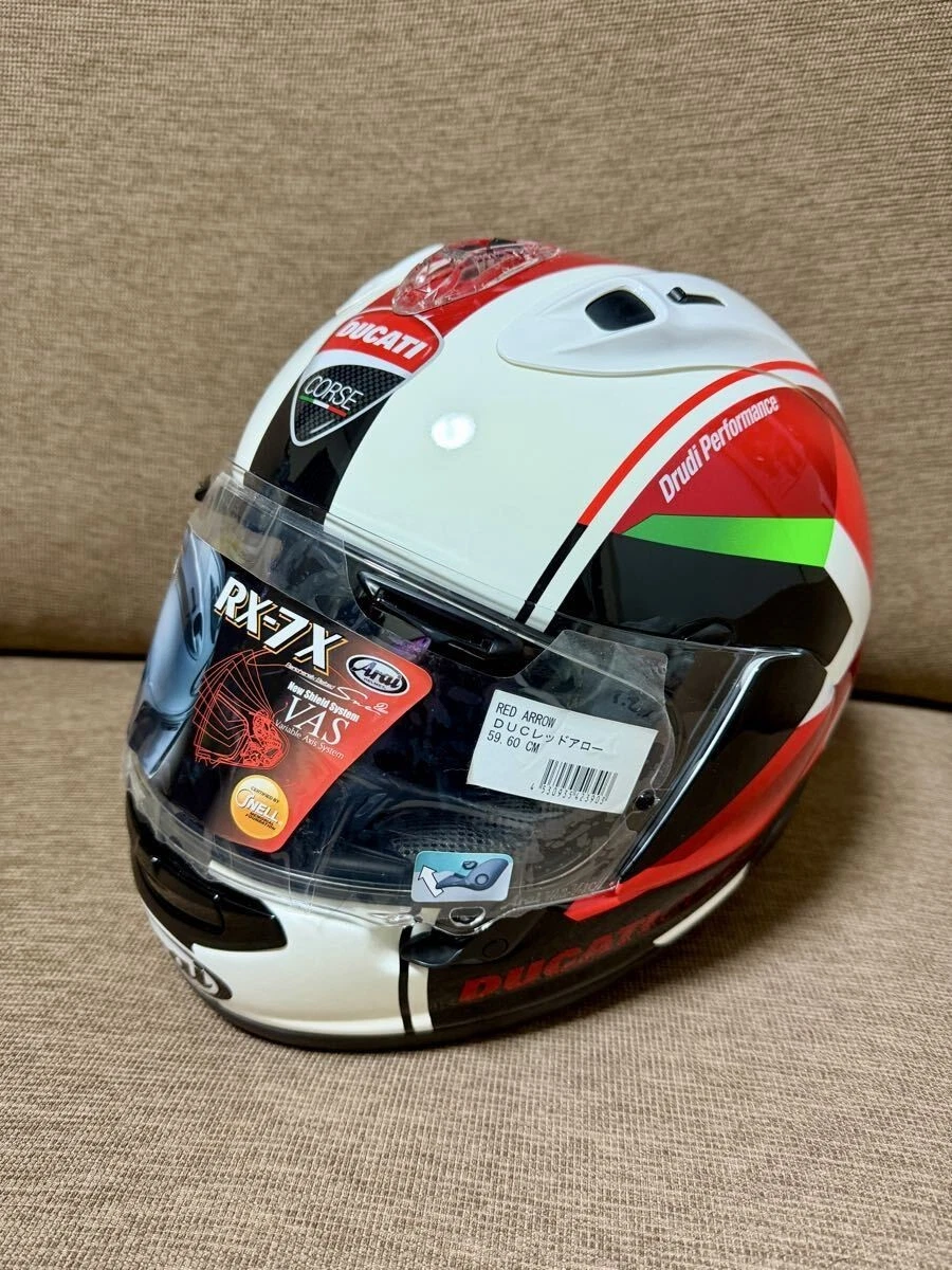 Arai RX-7X DUCATI CORSE RX-GP RED ARROW Size L Used only 2-3 times
