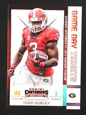 2015 Panini Contenders Draft Picks Game Day TICKET Todd Gurley Rookie RC #46