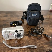 Kodak EasyShare DX6340 3.1MP Digital Camera Silver w/ Case & Cables