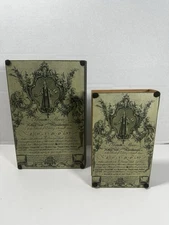 Vintage Decorative Book for Table Decoration, Set of 2 Faux Books,for Home Décor