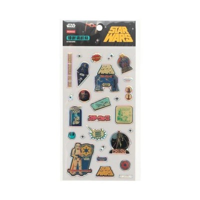 MINISO x Star Wars Holographic 3D Epoxy Sticker Sheet (Design 1) - Brand New