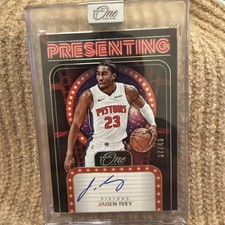 2024-25 Panini One And One Jaden Ivey Presenting Auto /49
