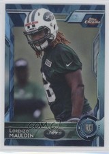 2015 Topps Chrome Rookies Hot Box Blue Diamond Refractor Lorenzo Mauldin 1u6