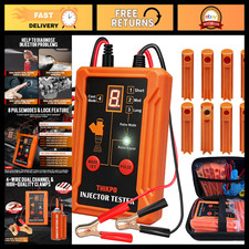 Universal Fuel Injector Tester  Cleaner Kit, 8 Pulse Modes, Dual Channel, 12V/5