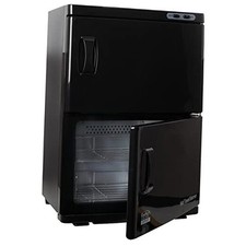 Expert Double Hot Towel Warmer, 46L Extra Large Capacity, Holds 48 Black