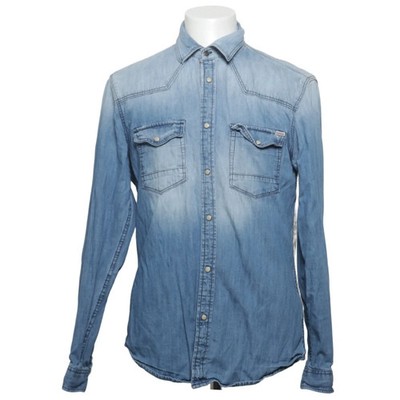 Jack & Jones, Jeanshemd, Größe: M, OAKLAND WESTERN DENIM SHIRT 123 14 MOOS #VSZ
