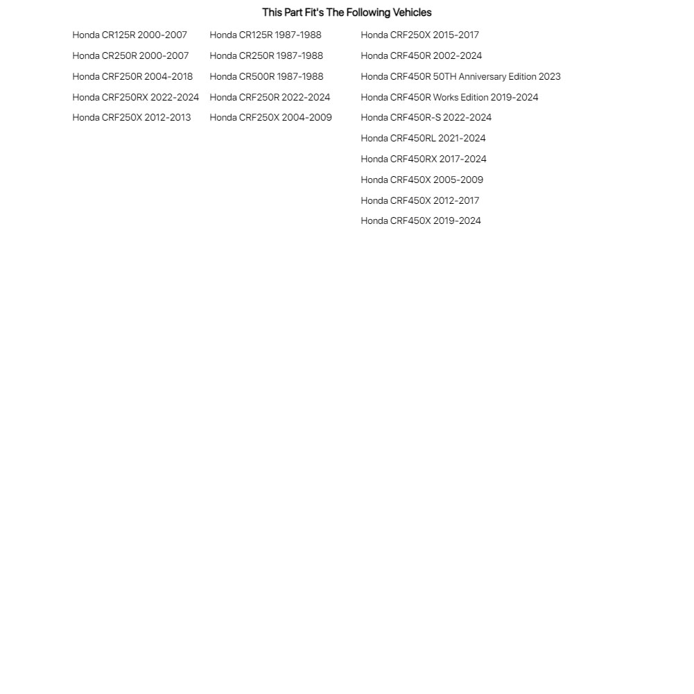 Tusk Honda Bearing Retainer Tool 47mm For HONDA CRF250R 2004-2018,2022-2023