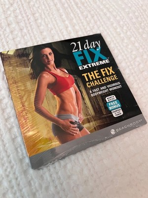 21 day fix exteme fix challenge bonus dvd beachbody new