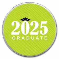 1 oz Silver Colorized Round - APMEX (2025 Graduate)