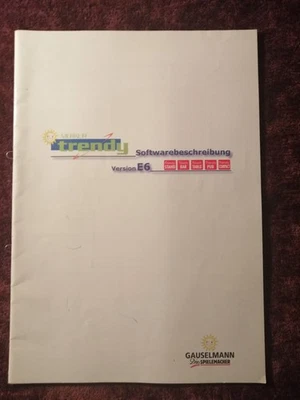 Anleitung Handbuch Merkur ADP Trendy Softwarebeschreibung Version E6 - Bild 1 von 3