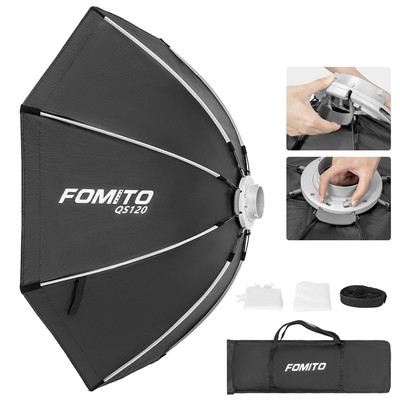 47.2''/120cm Umbrella Octagon Softbox Quick Release Light Modifier with Bowens...