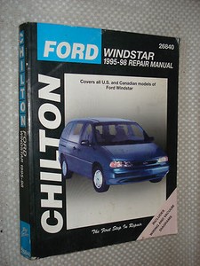 1995 1998 Ford Windstar Shop Manual Service Book 1996 1997 Chiltons Ebay