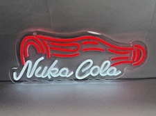 Nuka Cola Neon Wall Sign Adjustable Brightness Multicolor LED Fallout Decor New