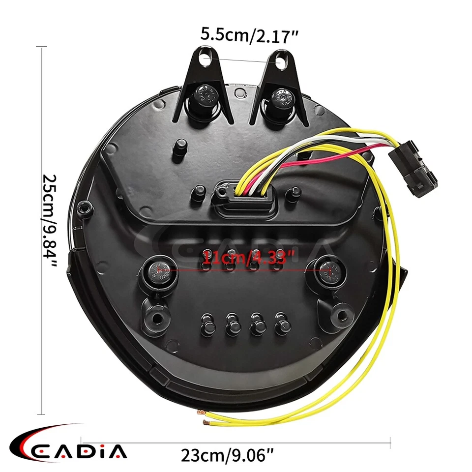 Faro LED haz alto bajo y DRL para Ducati Monster 821 1200 1200R 1200S 2014-17 Foto 4 de 4