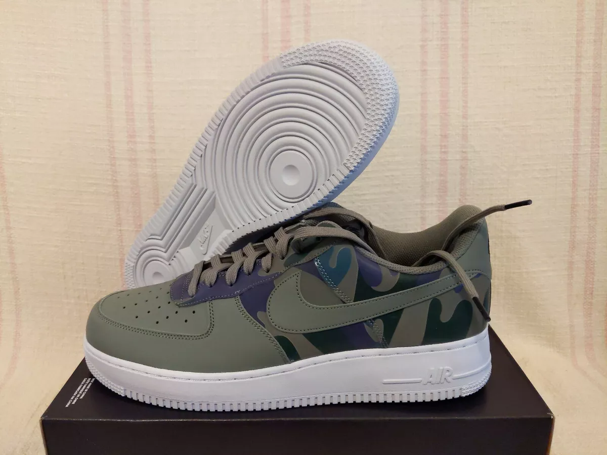 Nike Air Force 1 '07 LV8 - Olive Green/Camo - Men's Size 12.5 -  (823511-008)