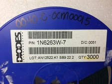 1N6263W-7 DIODES INC 1N6263W DIODE SCHOTTKY 60V 15MA SOD123 100 PCS