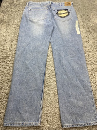 Vtg Roundtree & Yorke Jeans Men 42x34 Classic Fit Y2K 90s Denim Deadstock NWT - Picture 2 of 11