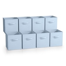 Sorbus Fabric Storage Bins 11" Foldable Cubes With Handles Cubbies - 8Pk