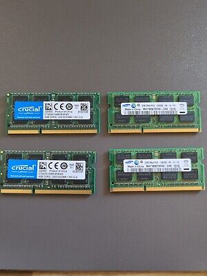 12GB RAM - 8GB (2 x 4GB) Crucial DDR3L 1333 RAM 4GB (2 x 2GB) Samsung 2Rx3 | eBay