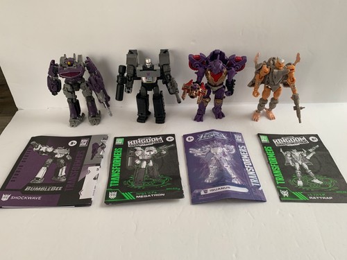 Transformers Core Class MEGATRON, SHOCKWAVE , IGUANUS, & RATTRAP Figure Compete