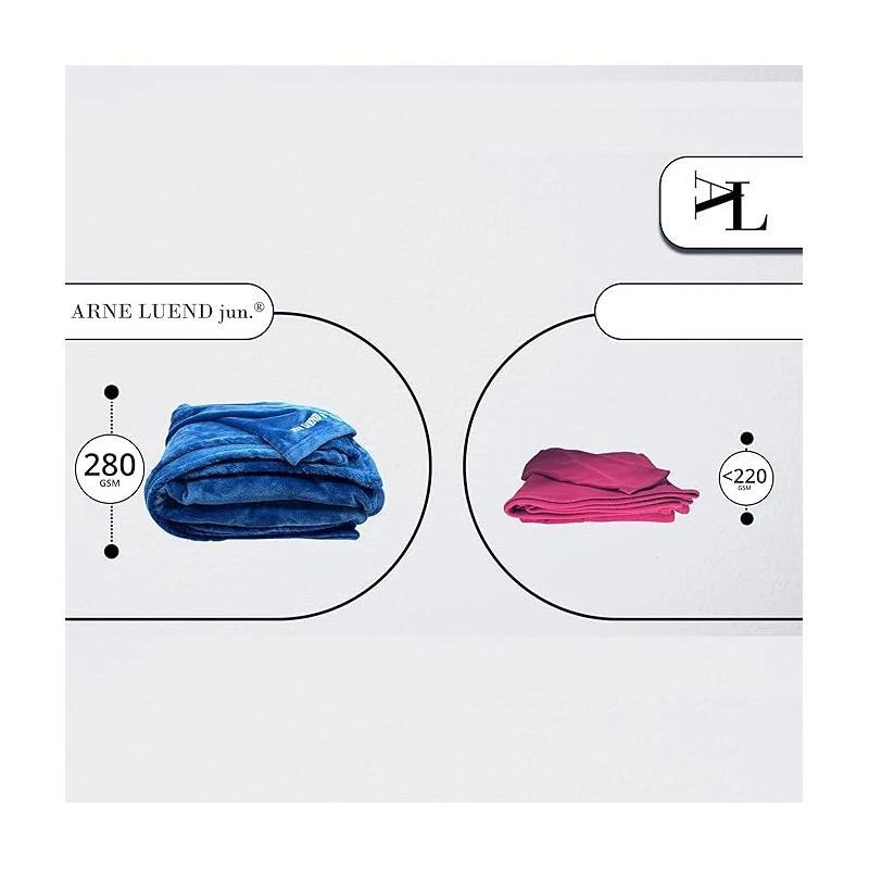 Kuscheldecke Ärmeldecke TV-Decke mit Ärmeln Arne Luend Wohndecke mit Tasche - Bild 4 von 4