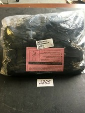 BAG OF 100 BLACK 3/8'' BREAKAWAY LANYARD W/NICKEL PLATED STEEL SWIVEL HOOK